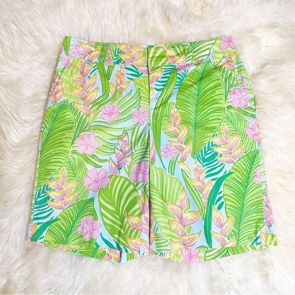 Lilly Pulitzer White Label Botanical Garden Bermuda Shorts
